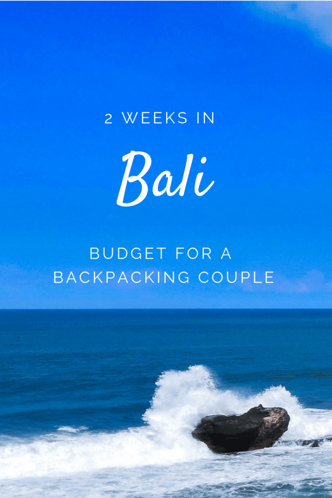 Two weeks in Bali - budget for a backpacking couple. Backpacking Bali on a budget is mission possible! With less than 60 EUR / 70 USD for a couple per day you can truly enjoy what the island has to offer. Learn more how!