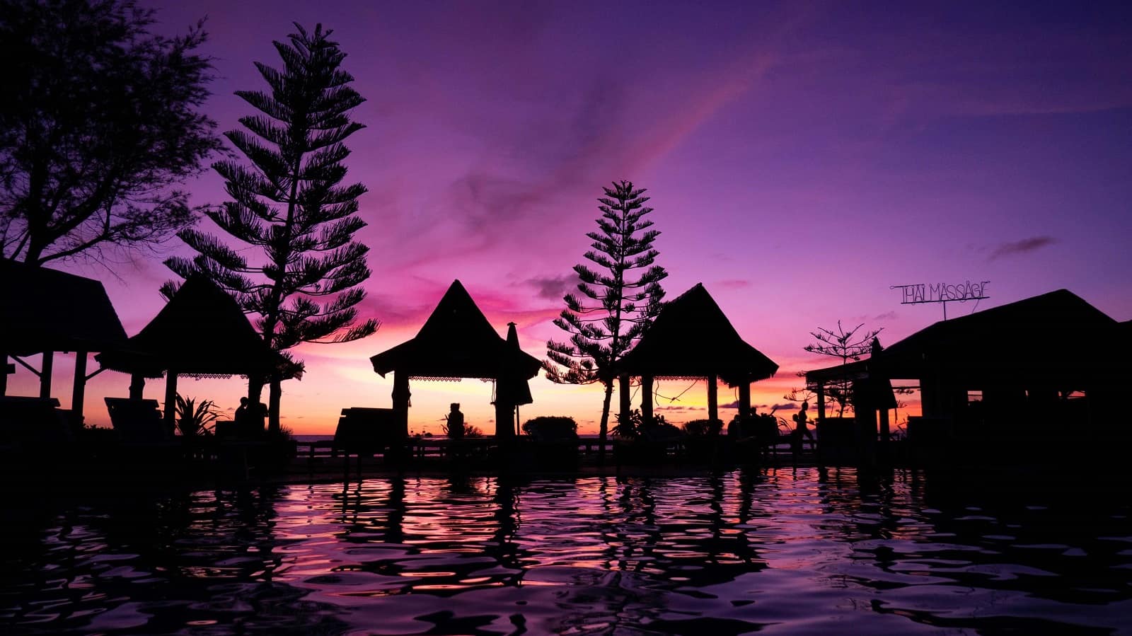 Gorgeous Koh Lanta purple sunset