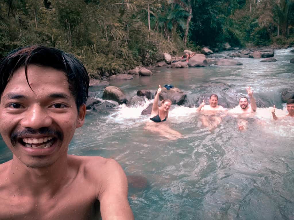 Meet the locals: our friend in Lombok showed us his village and his favorite swimming place