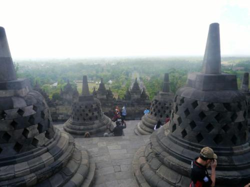 Borobudur - view from above