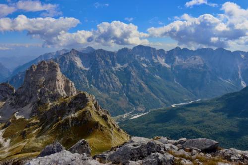 Rosni Peak (Maja Rosit) in Albanian Alps