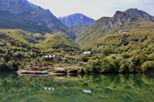 Koman Lake village
