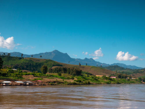 Mekong river village views